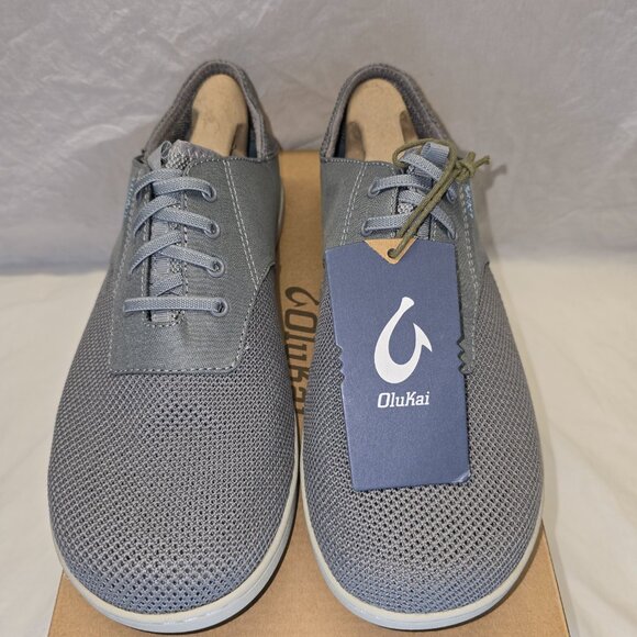 OluKai Nohea Moku Men's Size 10.5 in Sharkskin , 10283-GWGW, New in Box - Picture 3 of 8